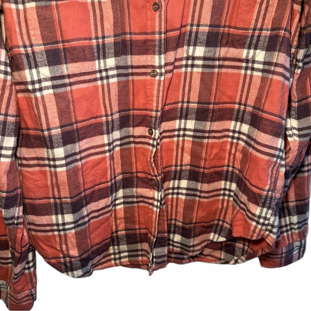 PAIGE Plaid Canyon Rose & Graystone Button Down Shirt Small Style 1986805-3093 - Picture 5 of 11